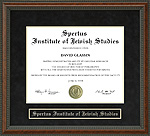Spertus Institute of Jewish Studies Diploma Frame