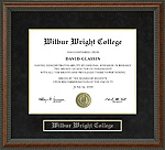 Wilbur Wright College Diploma Frame