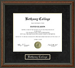Bethany College Diploma Frame