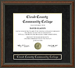 Cloud County Community College Diploma Frame