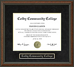 Colby Community College Diploma Frame