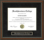 Southwestern College (SC) Diploma Frame