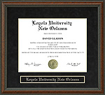 Loyola University New Orleans Diploma Frame