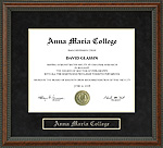 Anna Maria College (AMC) Diploma Frame