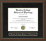 Boston College School of Theology and Ministry Diploma Frame