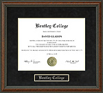 Bentley College Diploma Frame