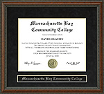 Massachusetts Bay Community College (MassBay) Diploma Frame