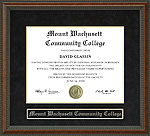 Mount Wachusett Community College (MWCC) Diploma Frame