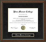 Pine Manor College (PMC) Diploma Frame