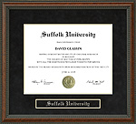 Suffolk University Diploma Frame