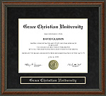 Grace Christian University Diploma Frame