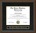 The Johns Hopkins University (JHU) Diploma Frame