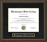 Washington Bible College (WBC) Diploma Frame
