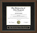 The University of New England (UNE) Diploma Frame