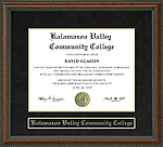 Kalamazoo Valley Community College (KVCC) Diploma Frame