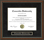 Concordia University Diploma Frame