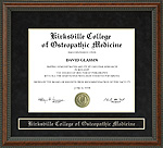Kirksville College of Osteopathic Medicine (KCOM) Diploma Frame