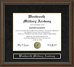 Wentworth Military Academy Diploma Frame