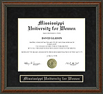 Mississippi University for Women (MUW) Diploma Frame