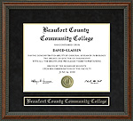 Beaufort County Community College Diploma Frame