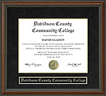 Davidson County Community College Diploma Frame