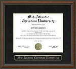 Mid Atlantic Christian University Diploma Frame