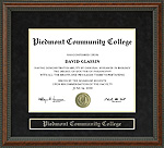 Piedmont Community College Diploma Frame