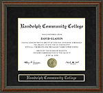 Randolph Community College Diploma Frame
