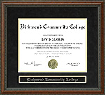 Richmond Community College Diploma Frame