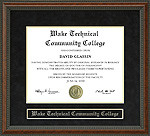 Wake Technical Community College (Wake Tech) Diploma Frame