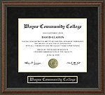 Wayne Community College Diploma Frame