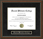 Daniel Webster College (DWC) Diploma Frame
