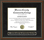 Warren County Community College Diploma Frame