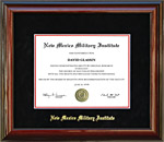 NMMI Embossed Diploma Frame