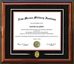 NMMI Diploma Frame with Mat Accent