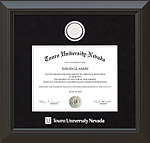 Touro University Suede Diploma Frame