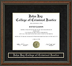 John Jay College of Criminal Justice Diploma Frame