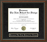 Parsons The New School for Design Diploma Frame