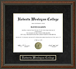 Roberts Wesleyan College Diploma Frame