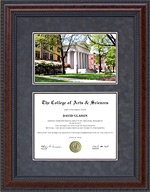 Russell Sage College Legacy Diploma Frame with Campus Photo