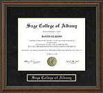 Sage College of Albany (SCA) Diploma Frame