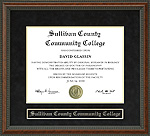 Sullivan County Community College Diploma Frame