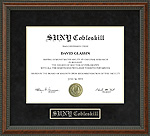 State University of New York at Cobleskill (SUNY Cobleskill) Diploma Frame