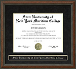 State University of New York Maritime College (SUNY Maritime) Diploma Frame