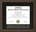 State University of New York Upstate Medical University (SUNY Upstate) Diploma Frame