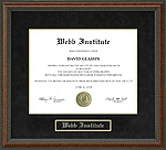 Webb Institute Diploma Frame