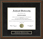 Ashland University Diploma Frame