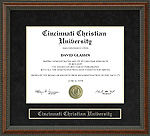 Cincinnati Christian University (CCU) Diploma Frame
