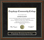 Cuyahoga Community College (Tri-C) Diploma Frame