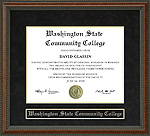 Washington State Community College (WSCC) Diploma Frame